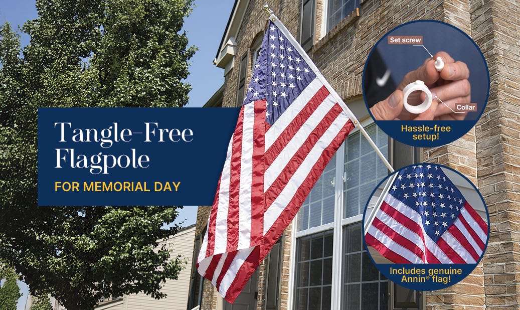Tangle-Free Flagpole