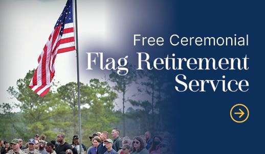 Ceremonial Flag Retirement Service