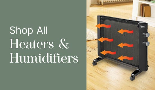 Heater sitting on floor