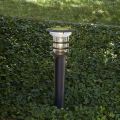 Black Stainless Steel Bollard Solar Light  thumbnail