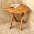 Teak Corner Bath Stool thumbnail
