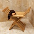 Deluxe Teak Bath Stool thumbnail