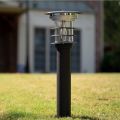 Black Stainless Steel Bollard Solar Light  thumbnail