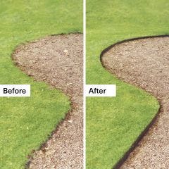 Steel Lawn Edging ( 4 inches high, 16 feet)