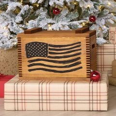 American Flag Accessory Box 