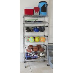 18” Deep Shelving with Baskets 