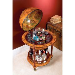 Old World Globe Bar