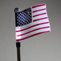 Solar USA Flag Garden Stake 