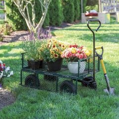 Steel Convertible Garden Cart   