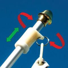 Never Furl Flagpole Kit (1 in. dia.)