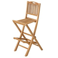 Teak Pub Outdoor Tall Chair