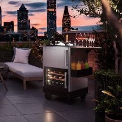 Slim Outdoor Mobile Bar