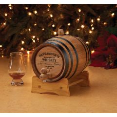 Personalized Oak Barrel (no kit)