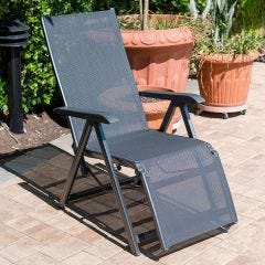 lounger outside 