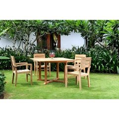 Venice Bistro/Dining Set (Table and Set of 4 Chairs)  