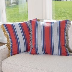 gold and silver pillow
