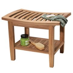 Teak Deluxe Shower Bench