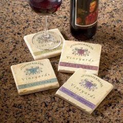 Personalized Marble Coasters