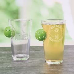 Dinking Problem Pickleball Glassware