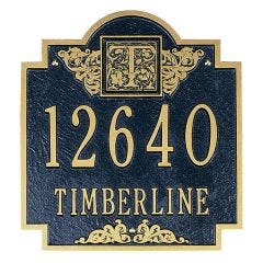 Monogrammed House Marker (Wall)