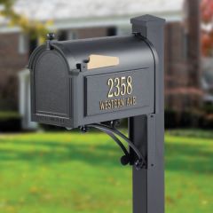 Estate Mailbox with 2 Side Panels