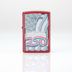 America 250 Windproof Lighter by Zippo®  on white