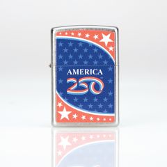 America 250 Windproof Lighter by Zippo®  on white