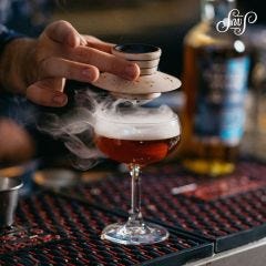 Cocktail Smoking Saucer Set 