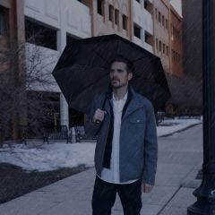 Windproof Umbrella with Flashlight