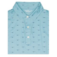 Final Approach AeroWear™ Blue Polo 