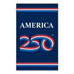 America 250 Garden Flag on white