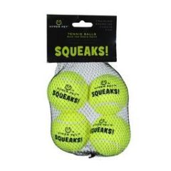 Squeaking Replacement Tennis Balls (4-Pack)