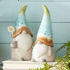 Treasure Gnome Garden Statues (Set of 2)