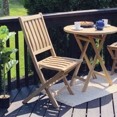 Teak Folding Chair (Set of 2)