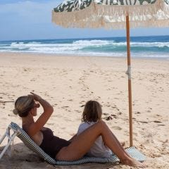 Reclining Beach Chair at the beach