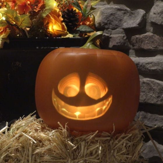 Talking animated pumpkin deals