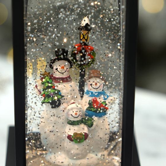 LED Snowman Lantern - Thumbnail 3