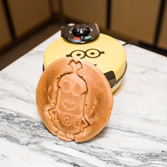 Waffle Maker A Forma Di Minions - Per Waffle Belgi, Durevole, Ideale Come Regalo