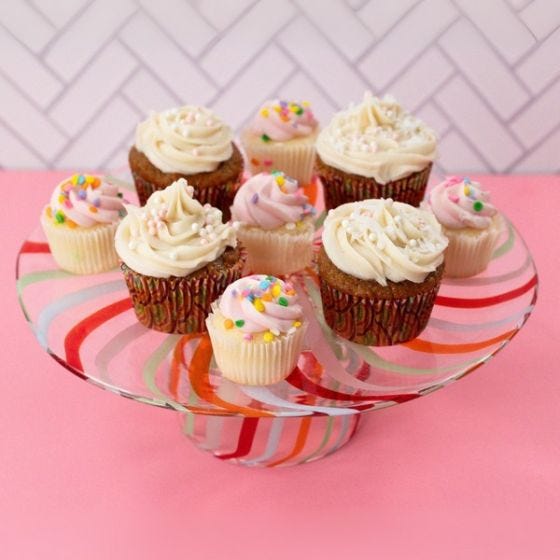 Cake Stand on display with cupcakes