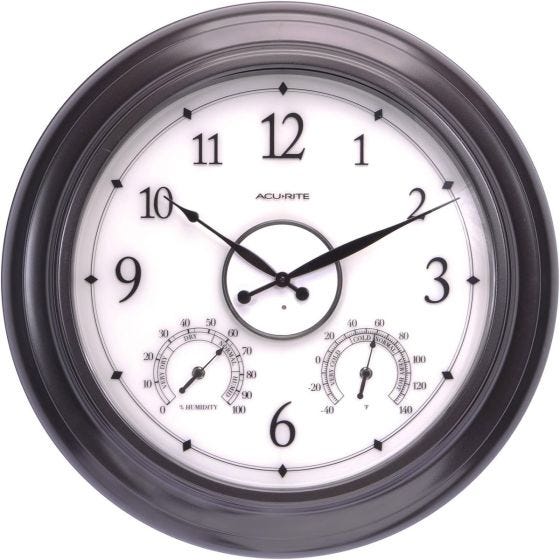 Oversized Illuminated Outdoor/Indoor Clock Oversized Illuminated Outdoor/Indoor Clock