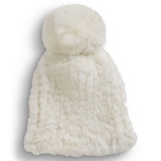Faux Fur Beanie Hat display picture 3