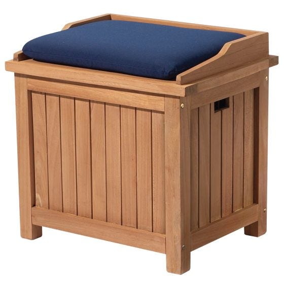 Teak Deck Box Small Teak Deck Box Small, Small Teak Outdoor Storage Box