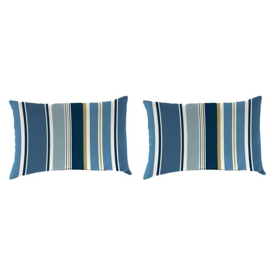 Polyester Lumbar Pillows 18 X12 Set Of 2