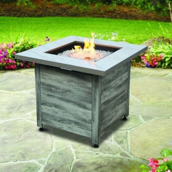 Chesapeake Gas Fire Pit on patio