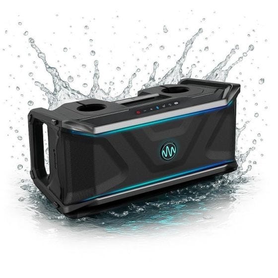 Waterproof Speaker on white Waterproof Speaker on white