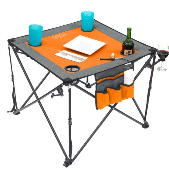 Wine table on white
