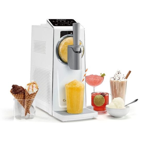 6-in-1 Slushy & Soft-Serve Maker on white