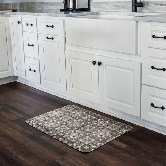 Dark Gray mat in kitchen