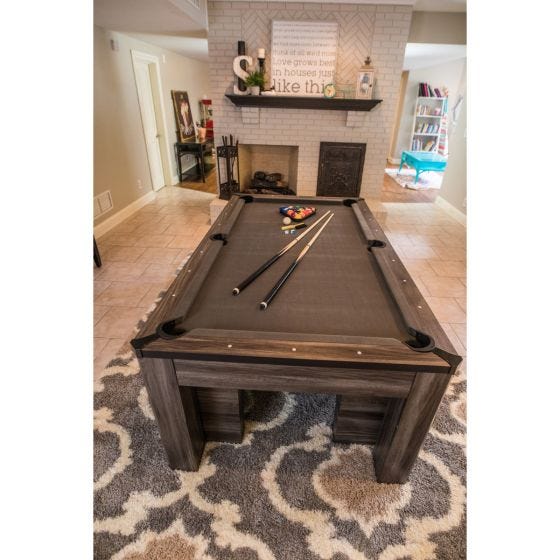 Hampton 3-In-1 Combo Game Table | Billiards + Ping Pong + Dining