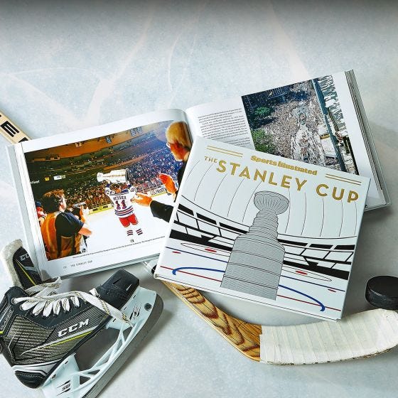 The Stanley Cup book open and shut